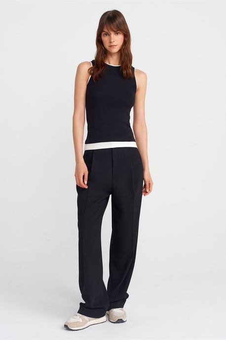 Mouwloze Ribbel Katoenen Blouse - Image 4
