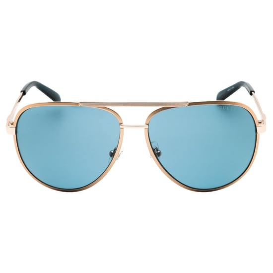 Guess Zonnebril Met Blauwe Glazen En Gouden Montuur - Image 1