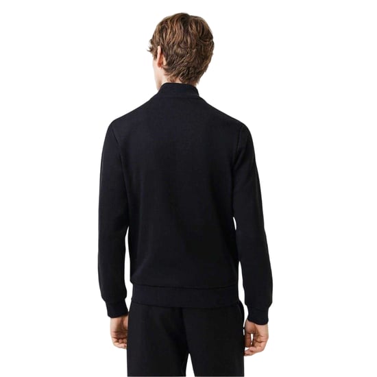 Lacoste Sweatshirt met volledige rits voor heren (Zwart) - Image 3