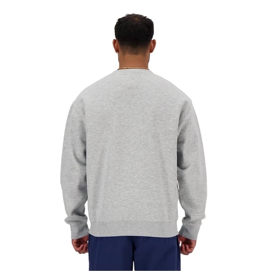 New Balance Heren Crew Neck Regular Sweatshirt (Grijs) - Image 2