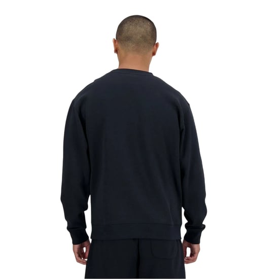 New Balance Heren Crew Neck Regular Sweatshirt (Zwart) - Image 2