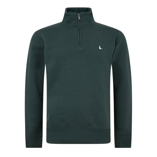 Jack Wills Heren Barchester Halve Rits Sweatshirt (Pine) - Image 1