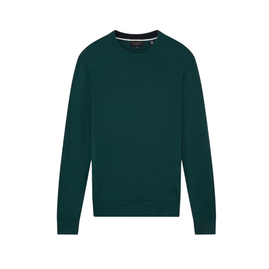Ted Baker Heren Trui van Merinowol met lange mouwen (Groen) - Image 1