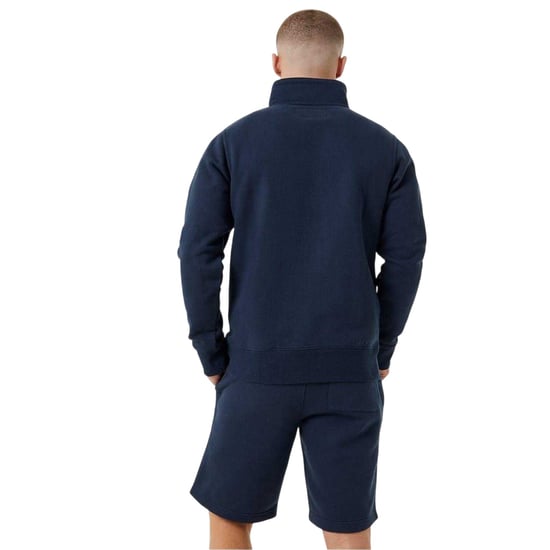 Jack Wills Heren Barchester Kwart Leef Sweatshirt (Marine) - Image 2