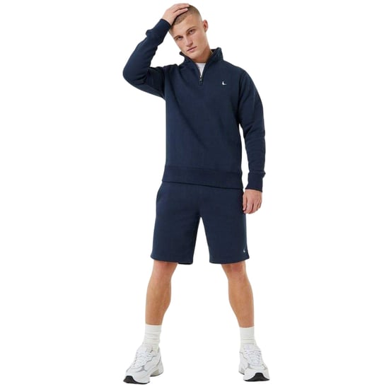 Jack Wills Heren Barchester Kwart Leef Sweatshirt (Marine) - Image 3