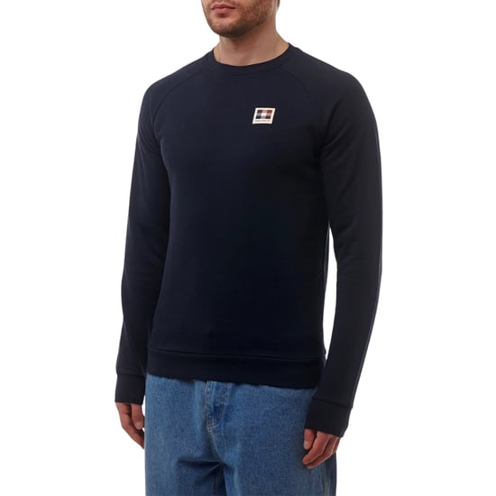 Aquascutum Active Patch Crewneck Marineblauw - Image 3