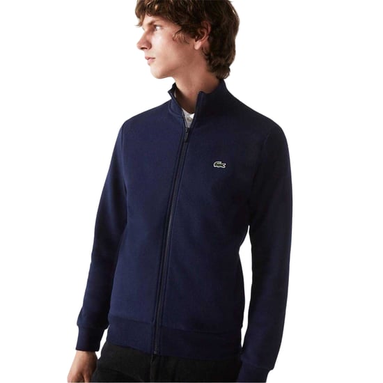 Lacoste Sweatshirt met volledige rits voor heren (Marine) - Image 3