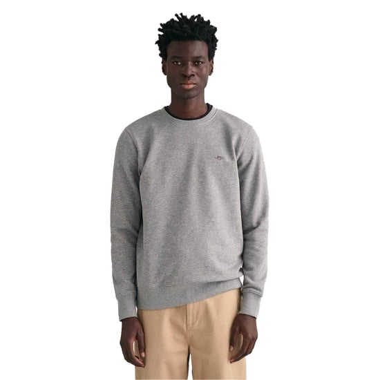 Gant Heren Sweatshirt met ronde hals (Grijs) - Image 1