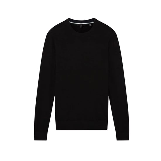 Ted Baker Heren Trui van Merinowol met lange mouwen (Zwart) - Image 1