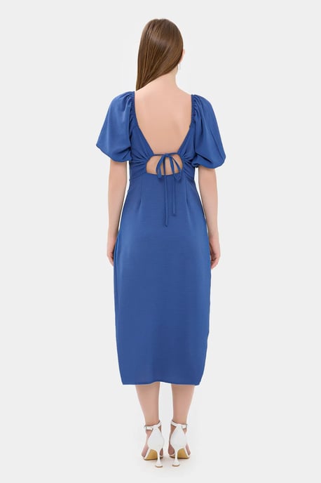 Sweetheart Hals Midi Jurk met een Zijsplit - Image 4