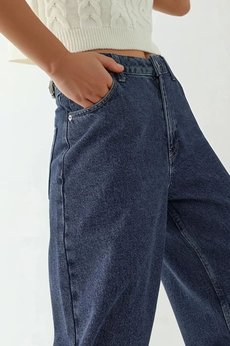 Hoge Taille Wijde Pijpen Jeans - Image 6