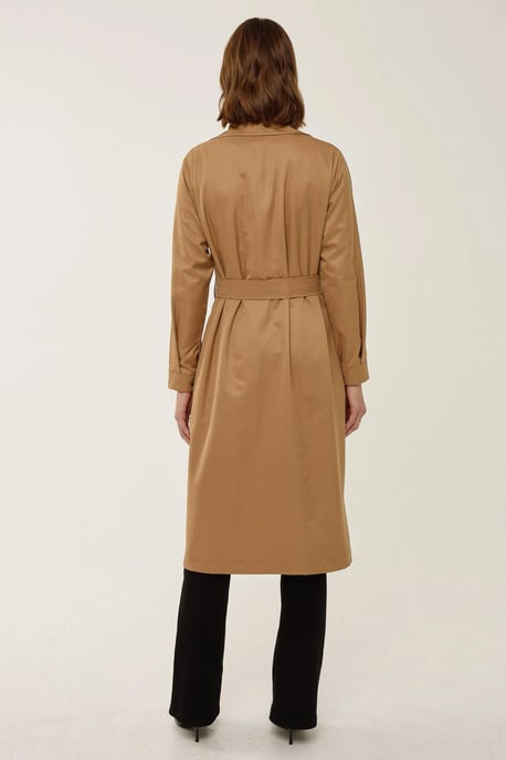 Dubbelzijdig Gordijn Trenchcoat met Ceintuur - Image 6