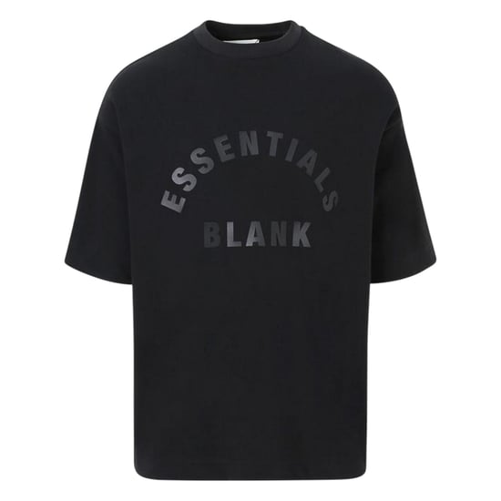 Blank Essentials Heren-T-shirt met ronde hals (Zwart) - Image 1