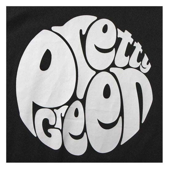 Pretty Green Heren T-shirt katoen met logo (Zwart) - Image 4