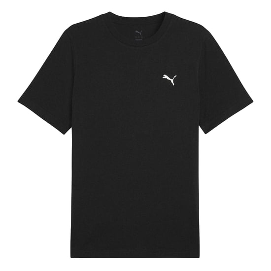 Puma Heren T-shirt met klein logo, normale pasvorm (Poema Zwart) - Image 1