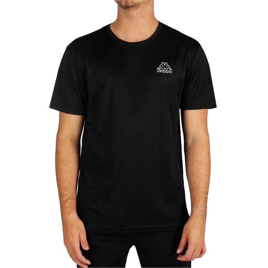 Kappa Heren Normaal T-Shirt (Zwart) - Image 1