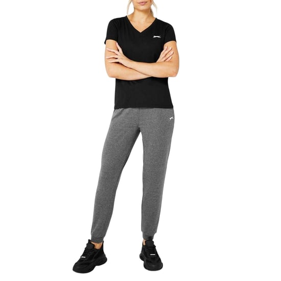 Slazenger Dames/Dames T-Shirt (Zwart) - Image 1
