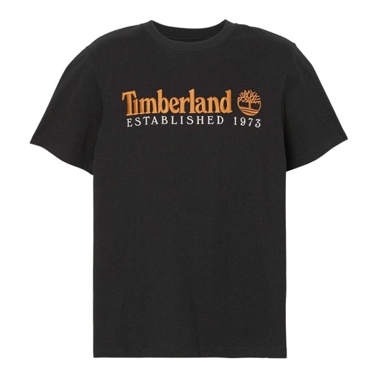 Timberland Heren Heritage Katoenen T-Shirt (Zwart, Wit) - Image 2