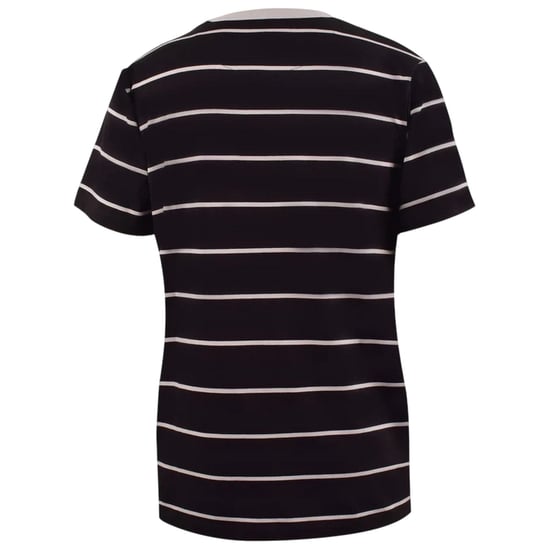 Pretty Green Heren-T-shirt met strepen en logo (Zwart) - Image 2