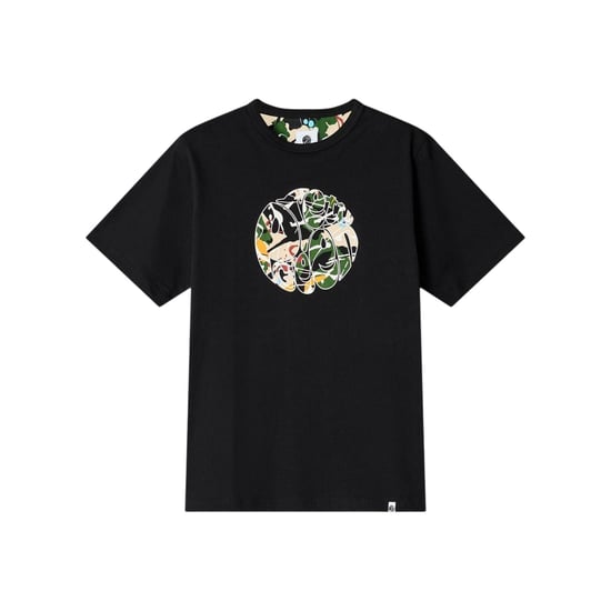 Pretty Green Heren Convergence Grafisch T-Shirt Regular (Zwart) - Image 2