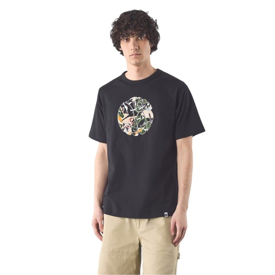 Pretty Green Heren Convergence Grafisch T-Shirt Regular (Zwart) - Image 3