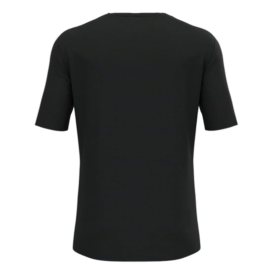 Odlo Heren Merino Wol Crew Hals Regular T-shirt (Zwart) - Image 2