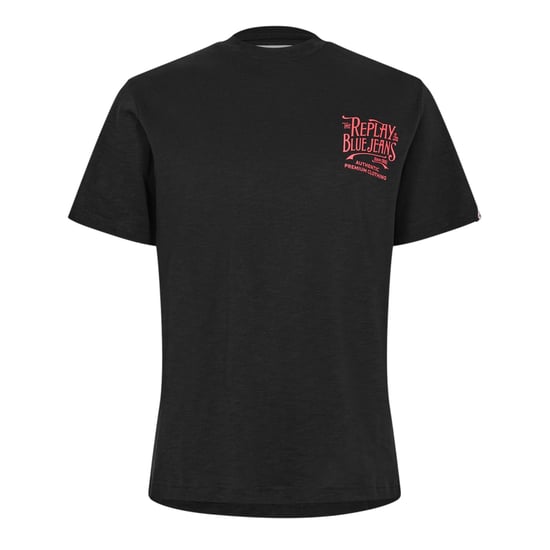 Replay Heren Back Jeans Logo T-Shirt (Zwart) - Image 1