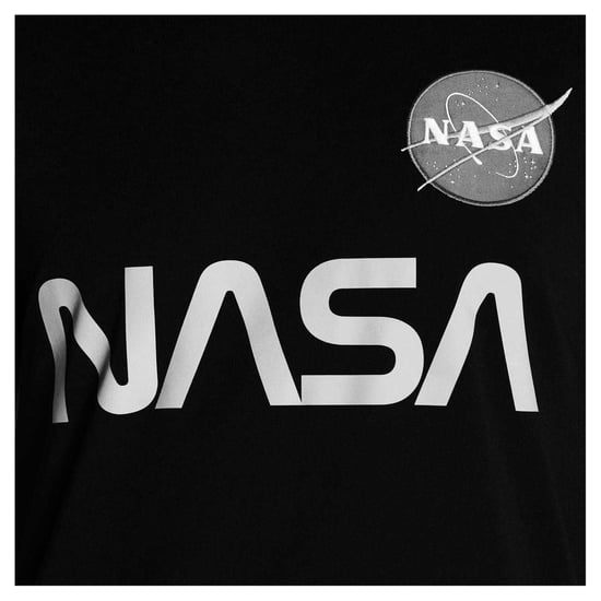 Alpha Industries Heren NASA Reflecterend T-Shirt (Zwart) - Image 3