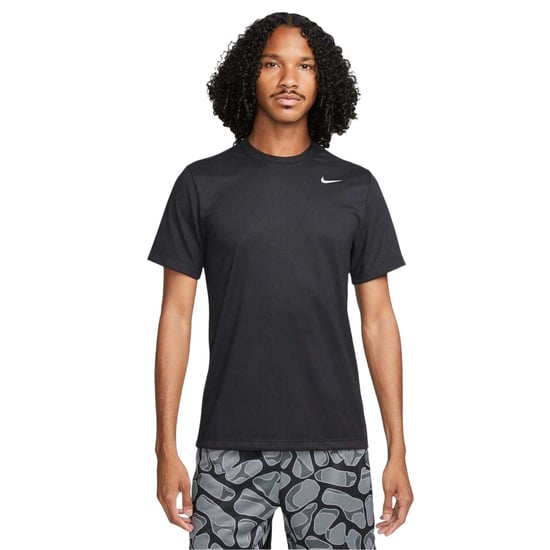 Nike Heren Legend Swoosh Dri-FIT T-Shirt (Zwart/Zilver) - Image 1