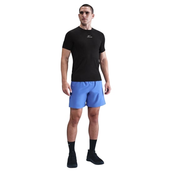 Nike Heren Pro Dri-FIT Fitted Top (Zwart, Wit) - Image 1