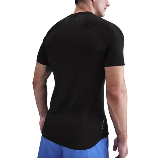 Nike Heren Pro Dri-FIT Fitted Top (Zwart, Wit) - Image 3