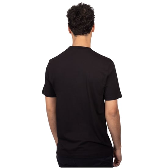 Boss Heren T-shirt met ronde hals en korte mouwen in mix-and-match-stijl (Zwart) - Image 2