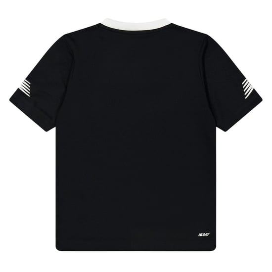 New Balance Unisex sport-T-shirt met V-hals voor volwassenen, standaardpasvorm (Zwart) - Image 2