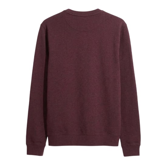 Farah Heren-sweatshirt met ronde hals van biologisch katoen (Rood) - Image 2
