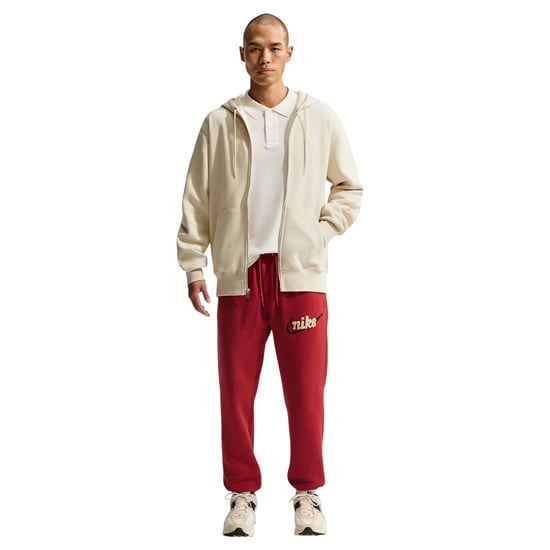 Nike Heren-sportkleding: Club-hoodie met doorlopende ritssluiting (Licht Khaki) - Image 1