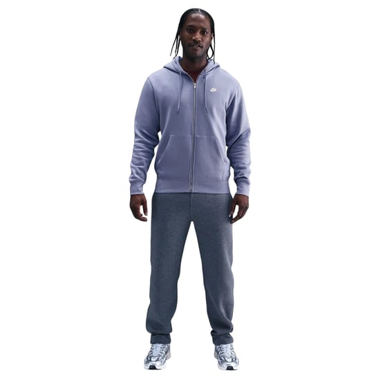 Nike Heren-sportkleding: Club-hoodie met doorlopende ritssluiting (Indigo) - Image 1
