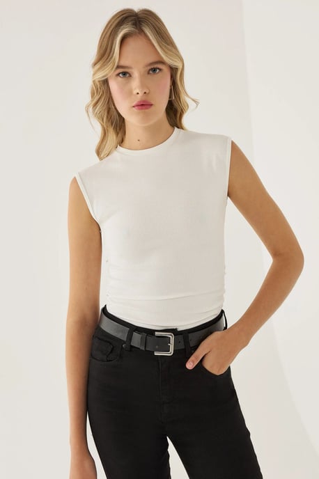 Rimpeld Jersey Top - Image 4