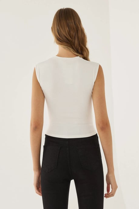 Rimpeld Jersey Top - Image 5