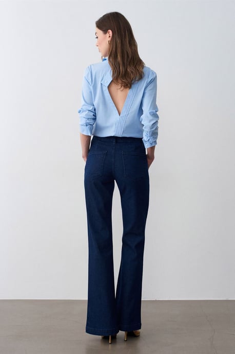 Hoge Taille Flare Jeans - Image 2
