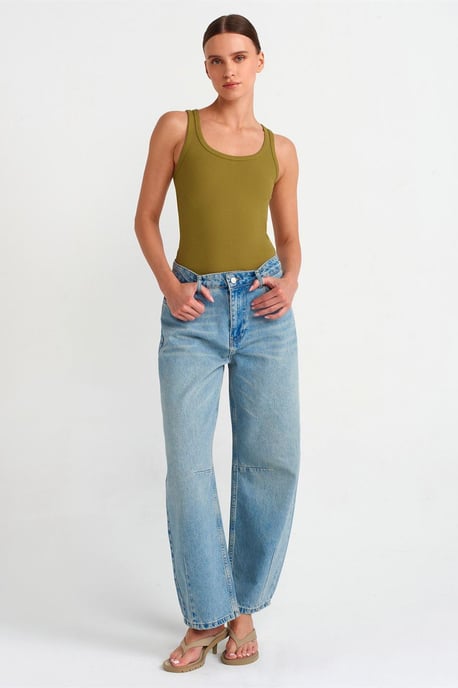 Hoge Taille Ballonspijpen Jeans - Image 1