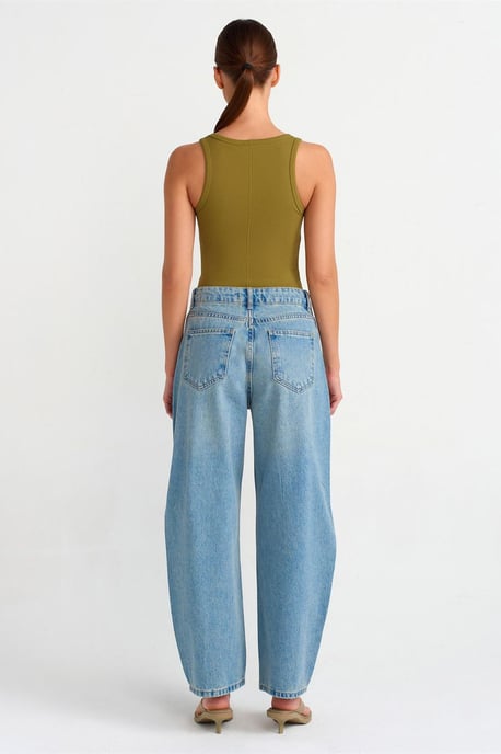 Hoge Taille Ballonspijpen Jeans - Image 2