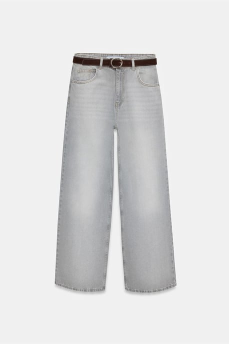Hoge Taille Wijde Pijpen Katoenen Denim Jeans - Image 5