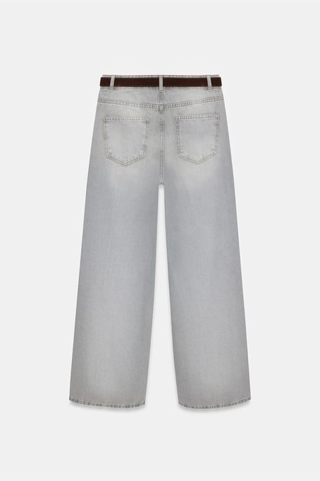 Hoge Taille Wijde Pijpen Katoenen Denim Jeans - Image 6