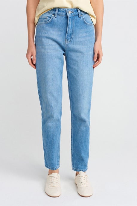 Hoge taille Rechte pijp Moeder Jeans - Image 3