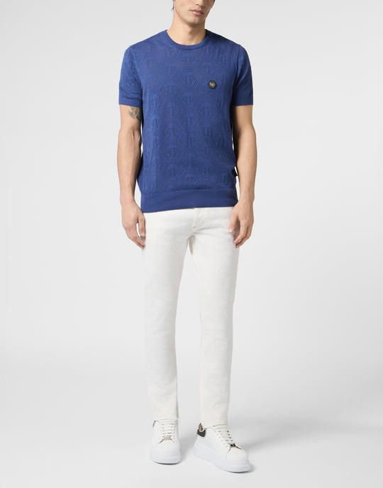Super Straight Cut Jeans Embroidery Monogram - Image 4