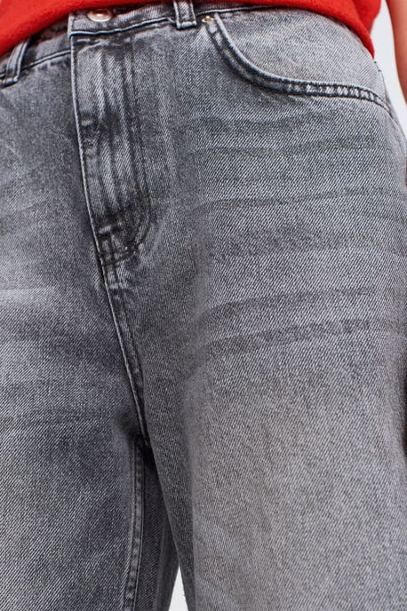 Hoge Taille Straight-Leg Mom Jeans - Image 4