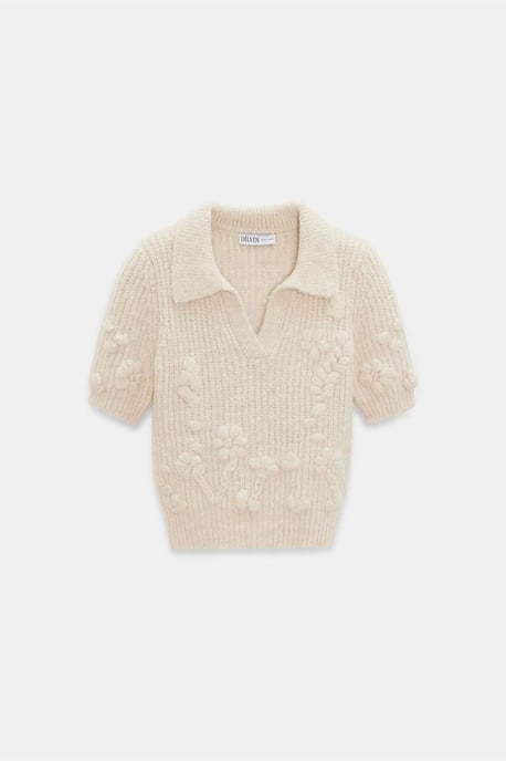 Gecapitonneerde Ribbels Polo-colberttrui - Image 6