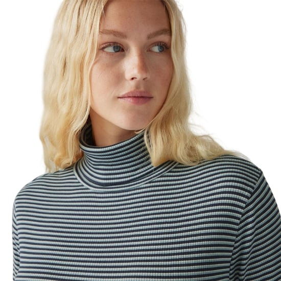 Levis Dames/Dames Schildpadhals Top met Lange Mouwen (Navy Blazer) - Image 4