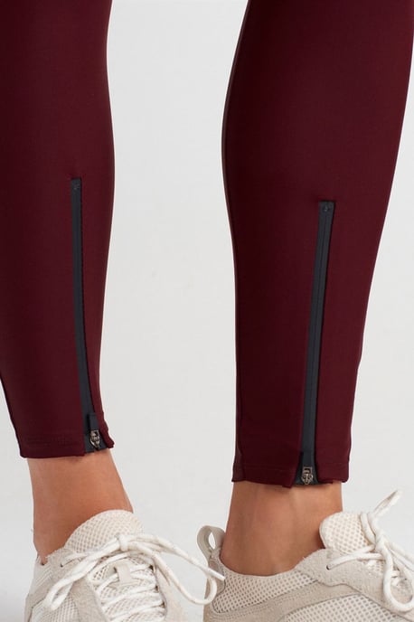 High-Waisted Skinny Legging met Ritsdetails - Image 3