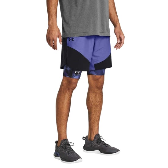 Under Armour Elite Korte Broek Heren (Paars) - Image 4